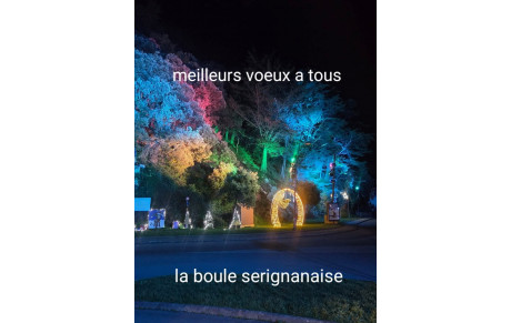 VOEUX 2026 la boule sérignanaise