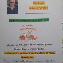Challenge SOUVENIR Gérard COSTES 2024